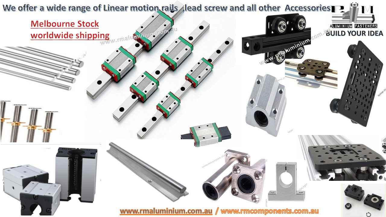Linear rails /lead screws and Bearings