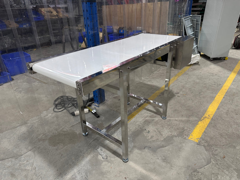 Flat Belt Conveyor – 500mm x 2m (Food Grade)