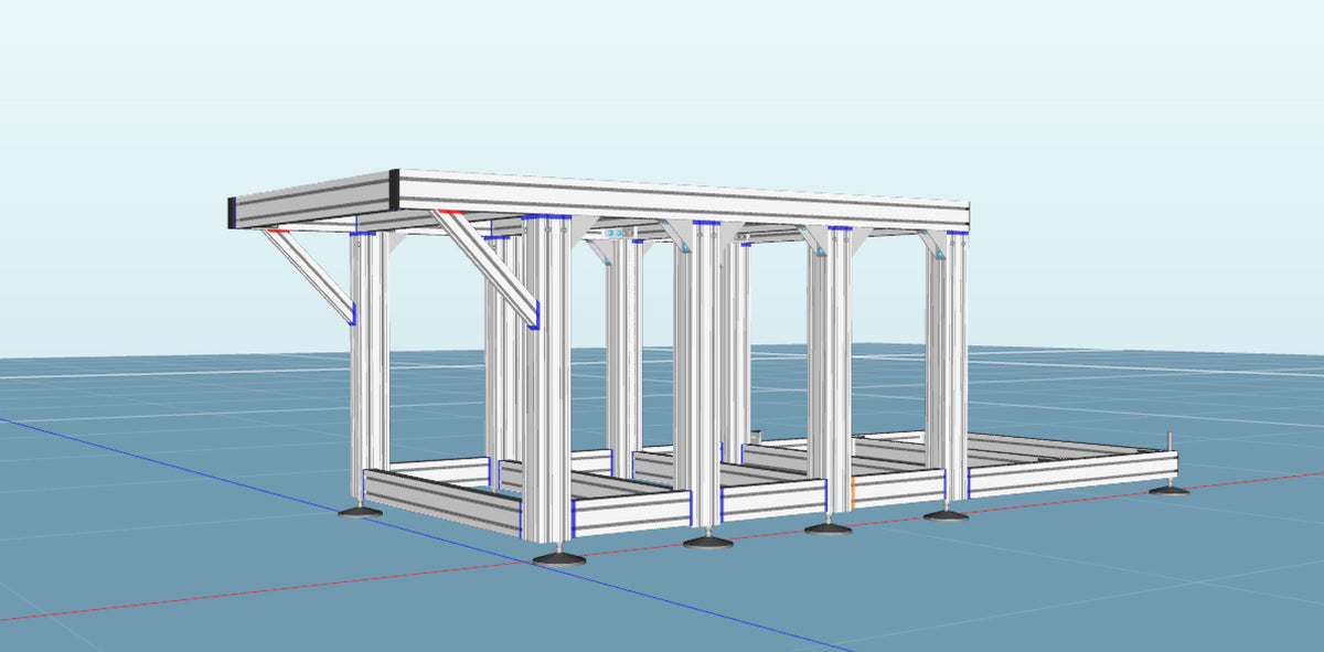 Custom Heavy Duty Aquarium Frame – RM components