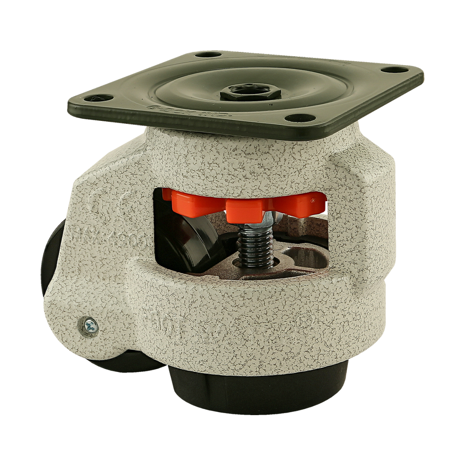 Leveling Caster, GD-40F Retractable Caster, For Industry Equipment, Workbench, Shelves Workbenches Tables And Equipment's