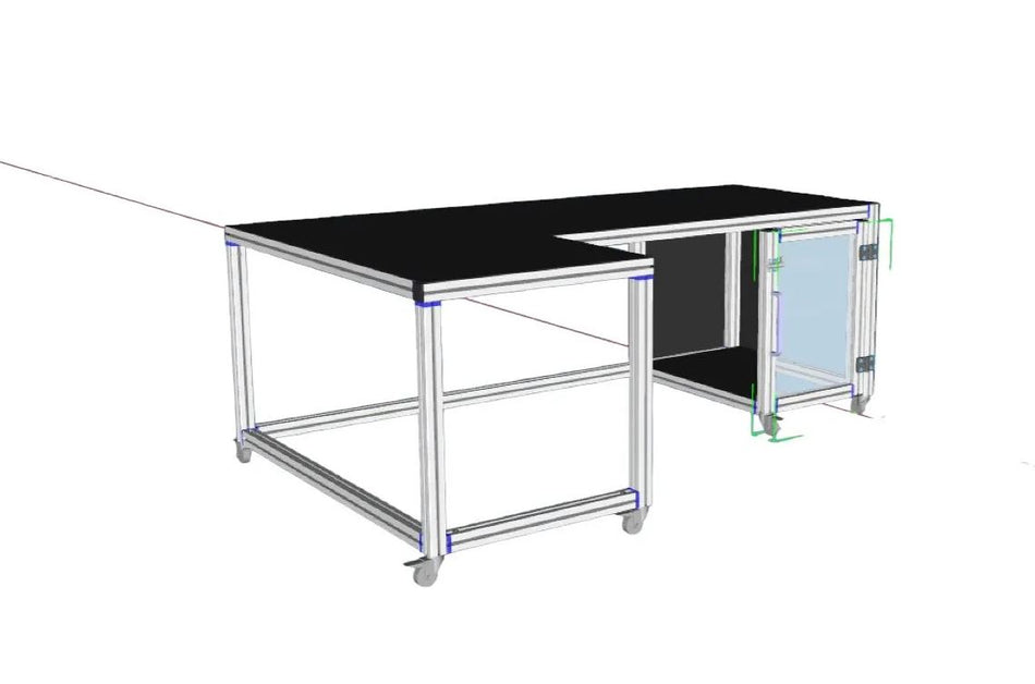 Lab – Trespa Top L shape Desk