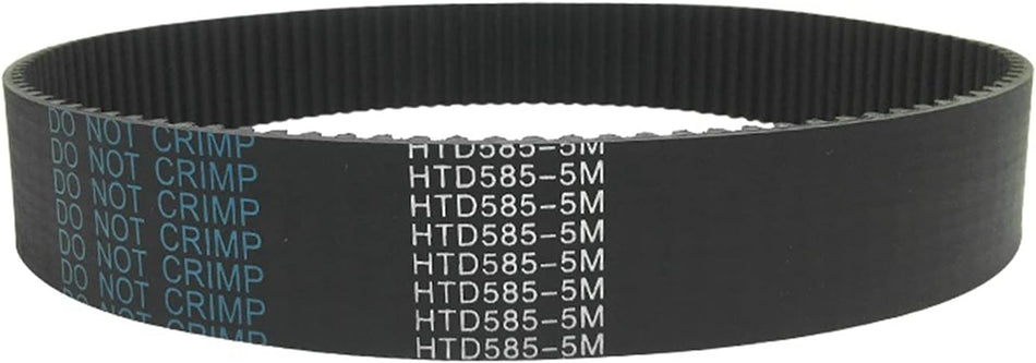 Geeyu 1pcs HTD Timing Belts 585-5M-12, L=585mm, Closed Loop Belt, W=12/20/25mm, Synchronous Rubber Belts, 117T, Industrial Drive Belts (Length : 585-5M, Width : Width 27mm)