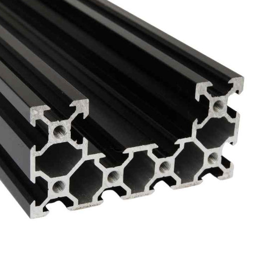 C-Beam Black anodized