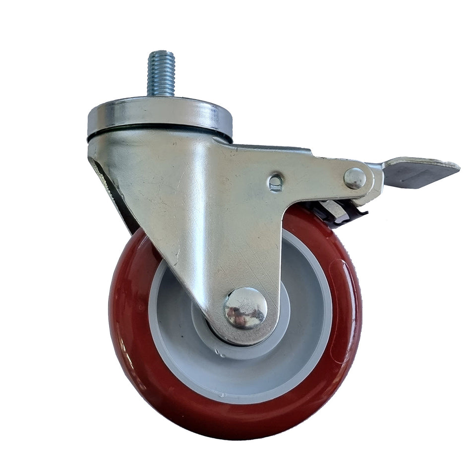 Heavy Duty swivel castor wheels 75mm with without brake