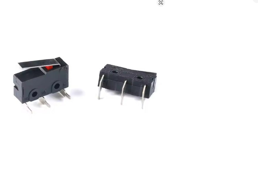 Right-Hand Lever Mini Micro Limit Switch – SPDT NO/NC, 3-Pin PCB, 5A 125/250V