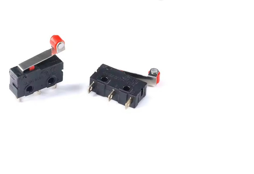 Mini Micro Limit Switch with Roller Lever – SPDT NO/NC, 3-Pin PCB, 5A 125/250V