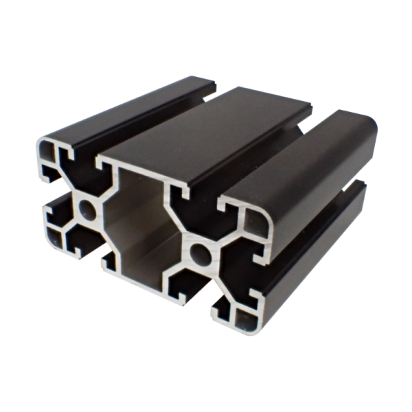 4080 Black T-Slot Aluminium Extrusion – 40 Series – 40×80mm