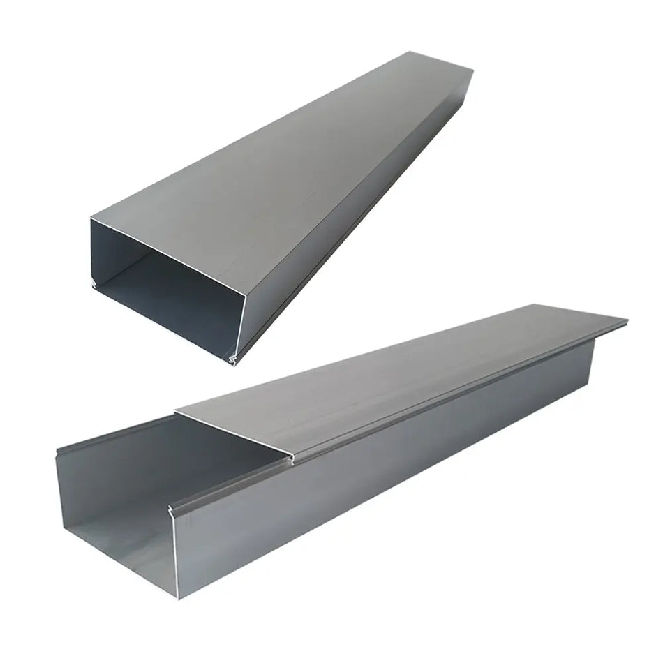 Aluminium Duct Tray Cover 40x80mm
