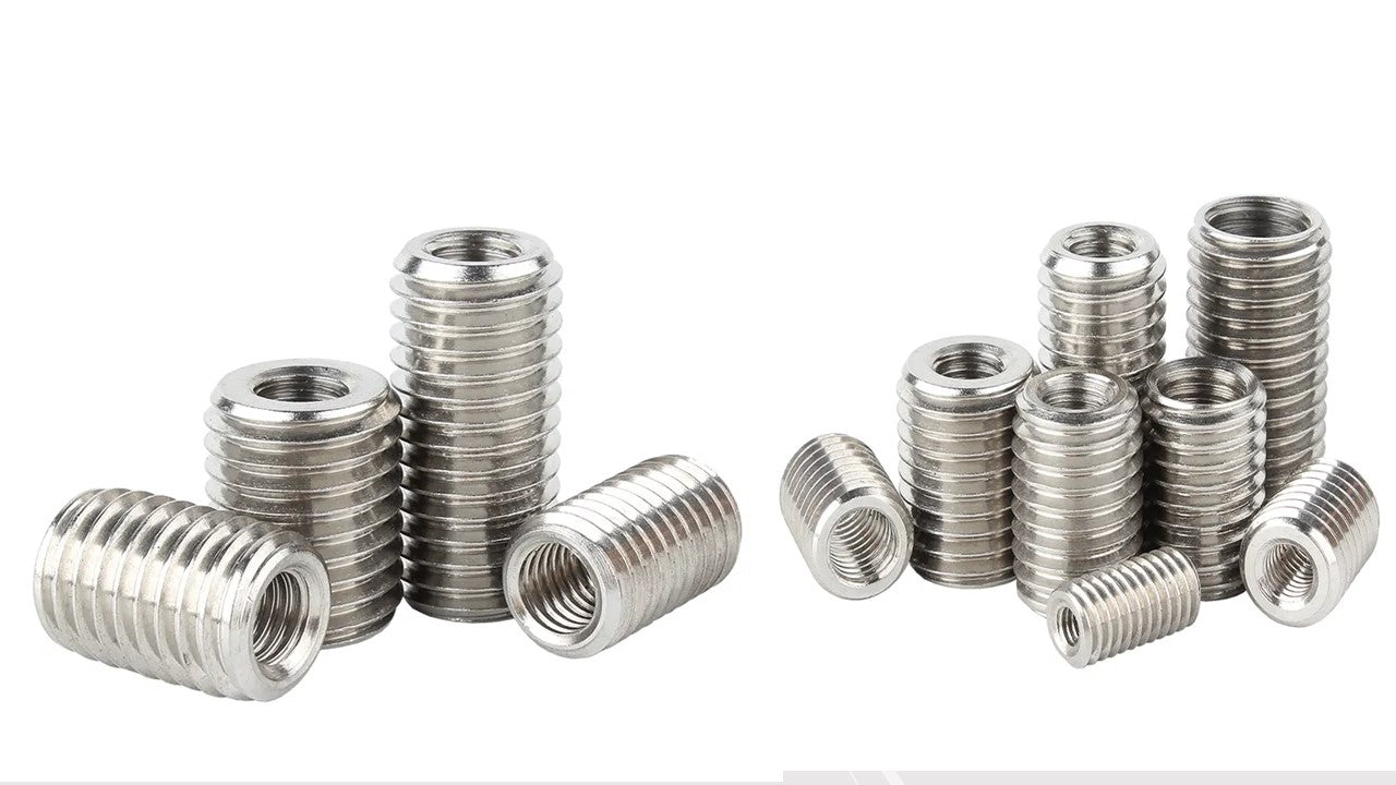 Pack of 10 pcs Stainless Steel Threaded Insert (M6 ID M8 OD ) 6-20 mm ...