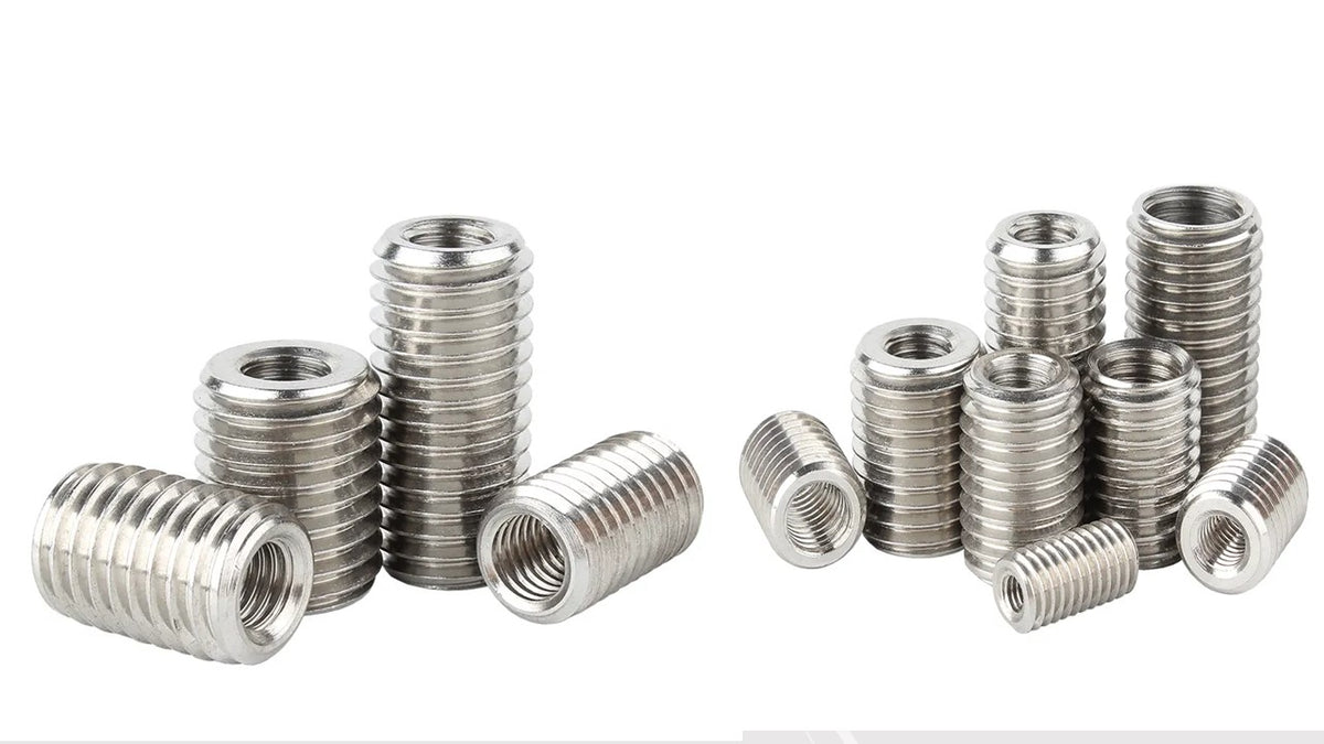 Pack of 10 pcs Stainless Steel Threaded Insert (M8 ID M12 OD ) 8-20mm ...