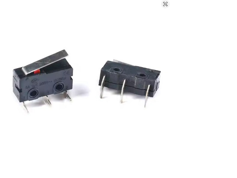 Left-Hand Lever Mini Micro Limit Switch – SPDT NO/NC, 3-Pin PCB, 5A 125/250V