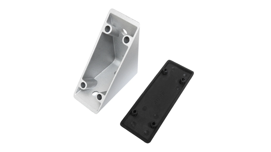 4 Hole Corner Bracket F and Cap Bundle – 40 Series