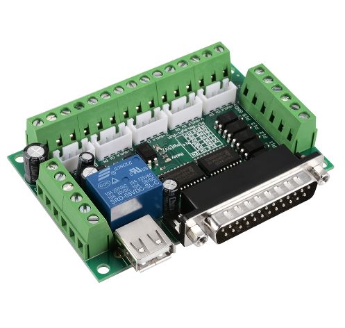 mach3 USB controller breakout board 5 axis CNC Router mach 3 interface ...