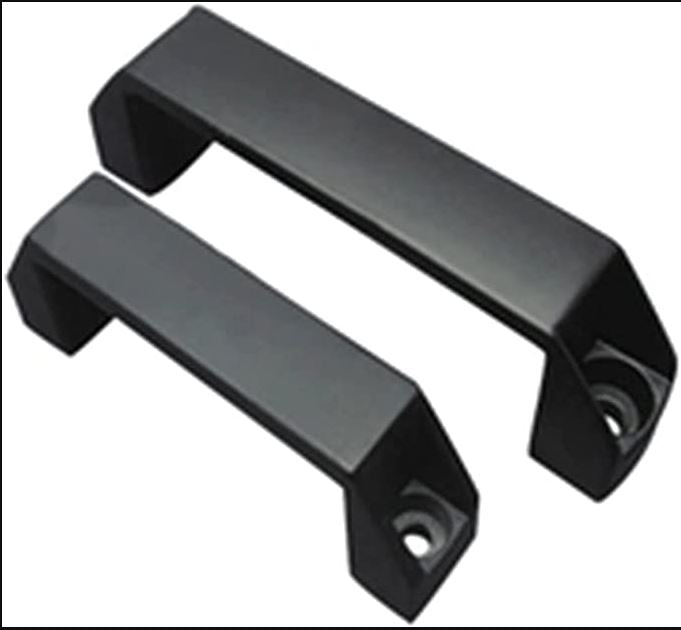 90 mm hole Center distance Aluminium Alloy Black Door Handle