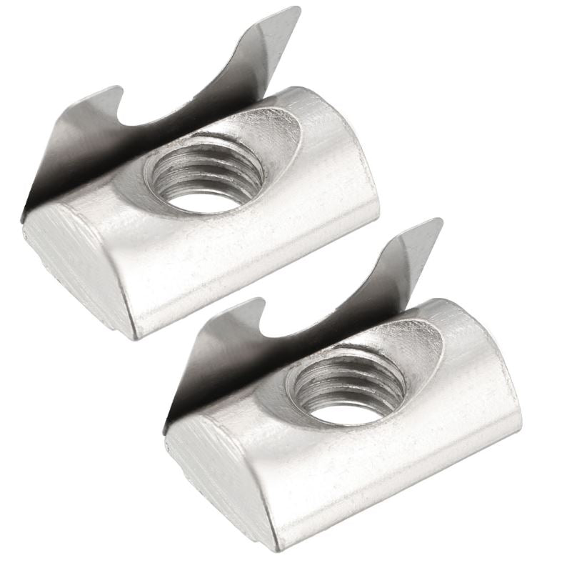 Pack of 20 pcs,M4 -self-aligning spring-leaf T-nuts (30 series) – RM ...