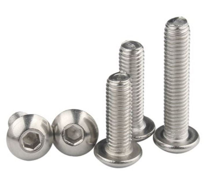 Pack of 20pcs M8x12 mm  Stainless Steel Button Head Screw