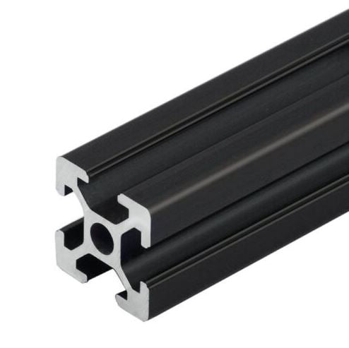 2020 Black T-Slot Aluminium Profile (20 Series) – 6063 T5 Extrusion for CNC, 3D Printers, and Custom Applications