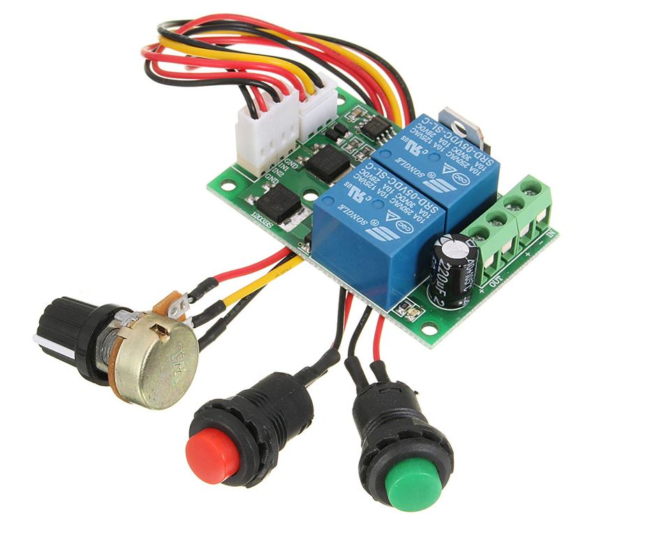DC 24V PWM DC motor speed controller forward and reverse switch Linear ...