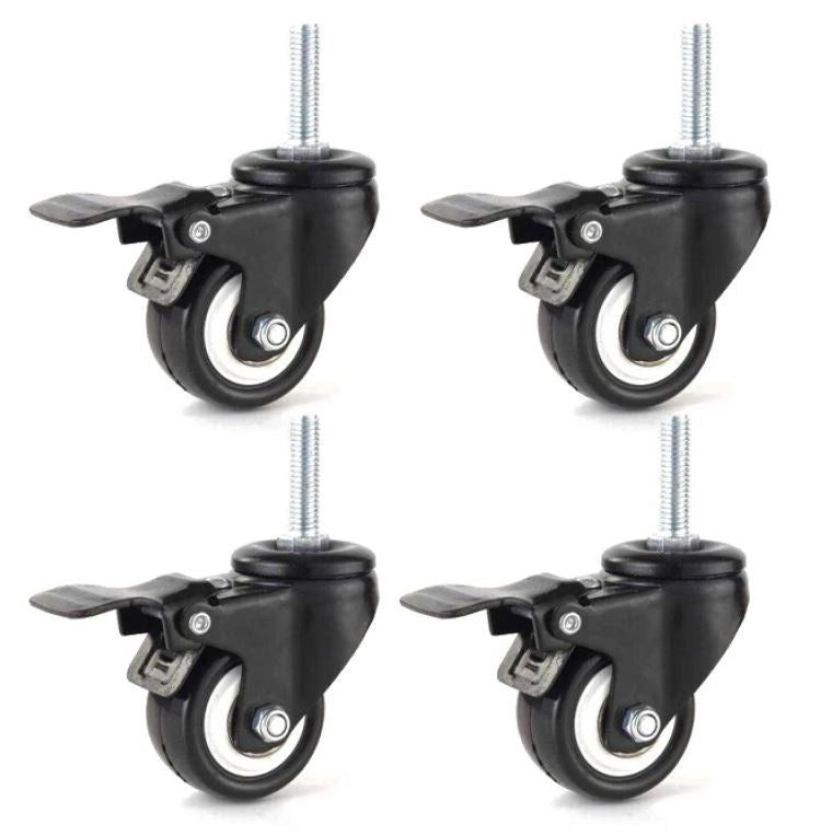 1.5″ Heavy Duty Swivel Caster Wheels with Brake