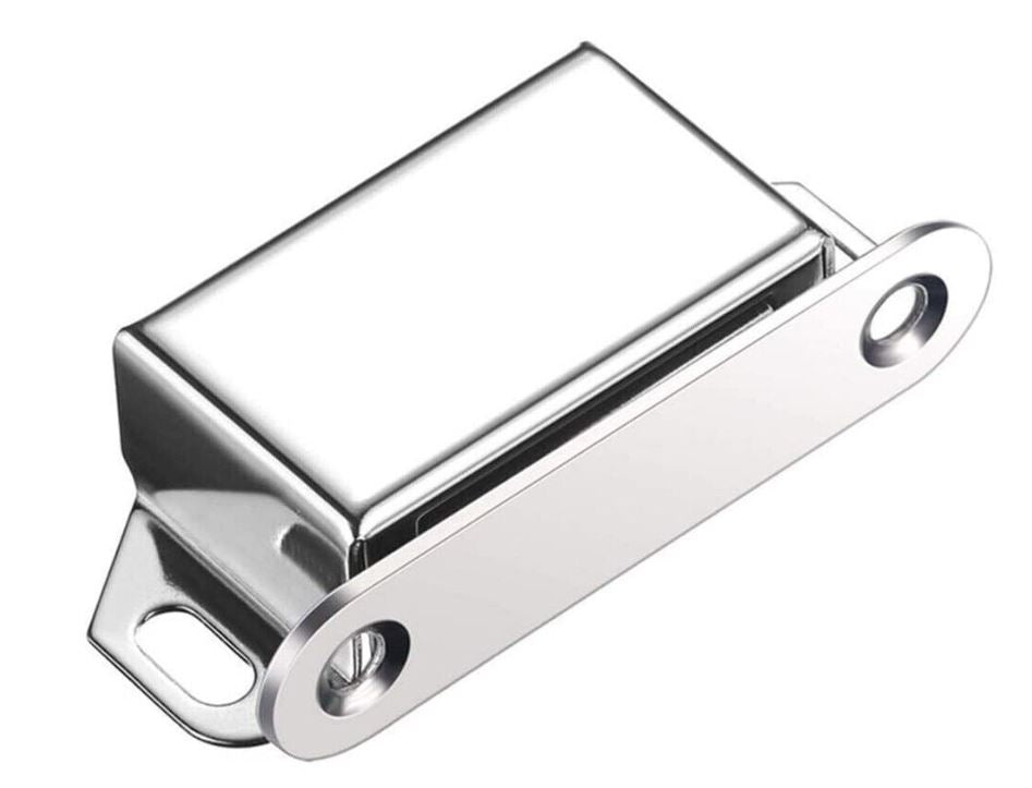 Stainless Steel Magnetic Door Catcher,Single Push Latch,Cabinet Magnetic Catch