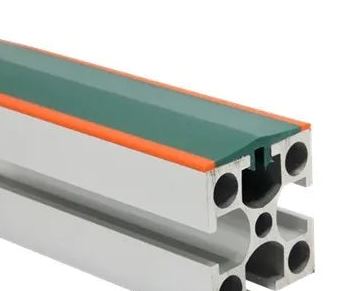40 Series T-slot double color tread strip rubber seal cover
