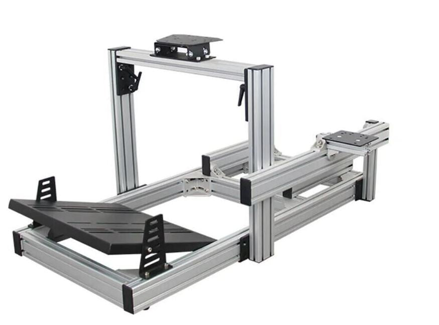 Silver anodized aluminium extrusion sim racing rig extremely strong ...