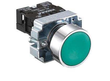 Green Push Button Switch 1 NO 22mm Mounting Hole