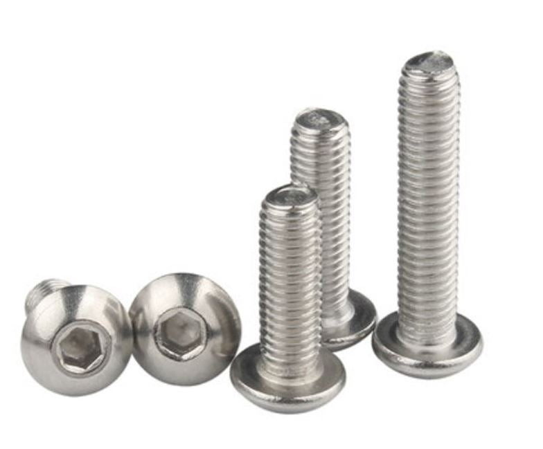 Pack of 20pcs M5X8 mm  Stainless Steel Button Head Screw