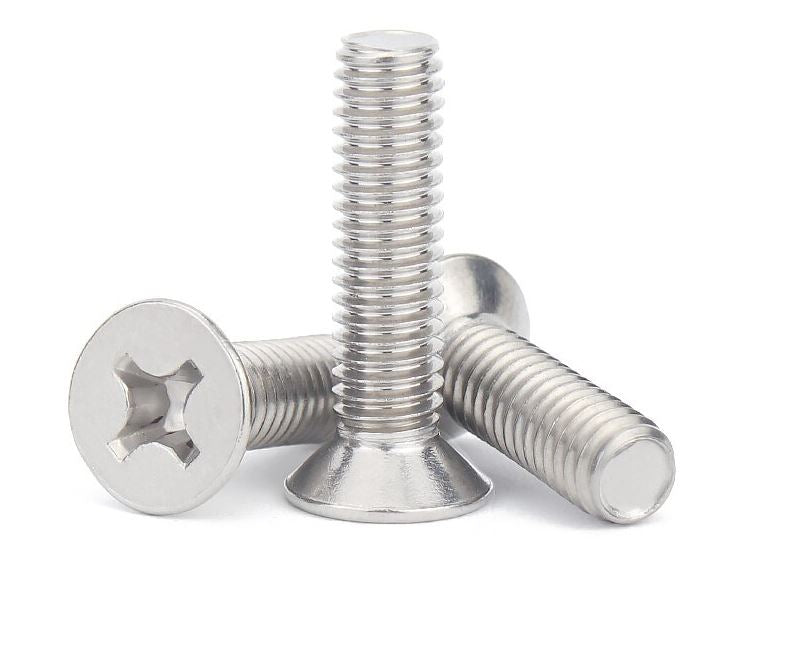 Pack 20pcs M5X25 Stainless Steel Phillip Countersunk Screws
