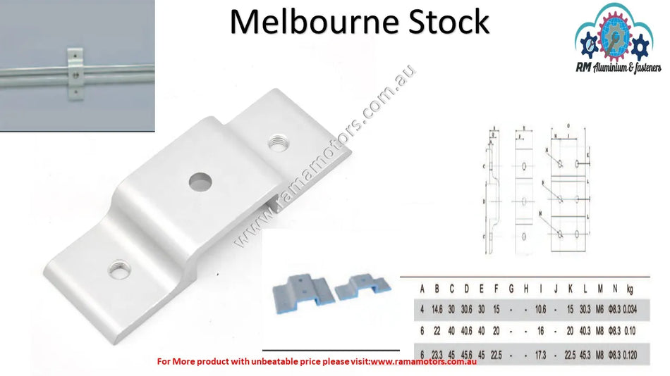 20 Series Double Panel Retainers connector plate
