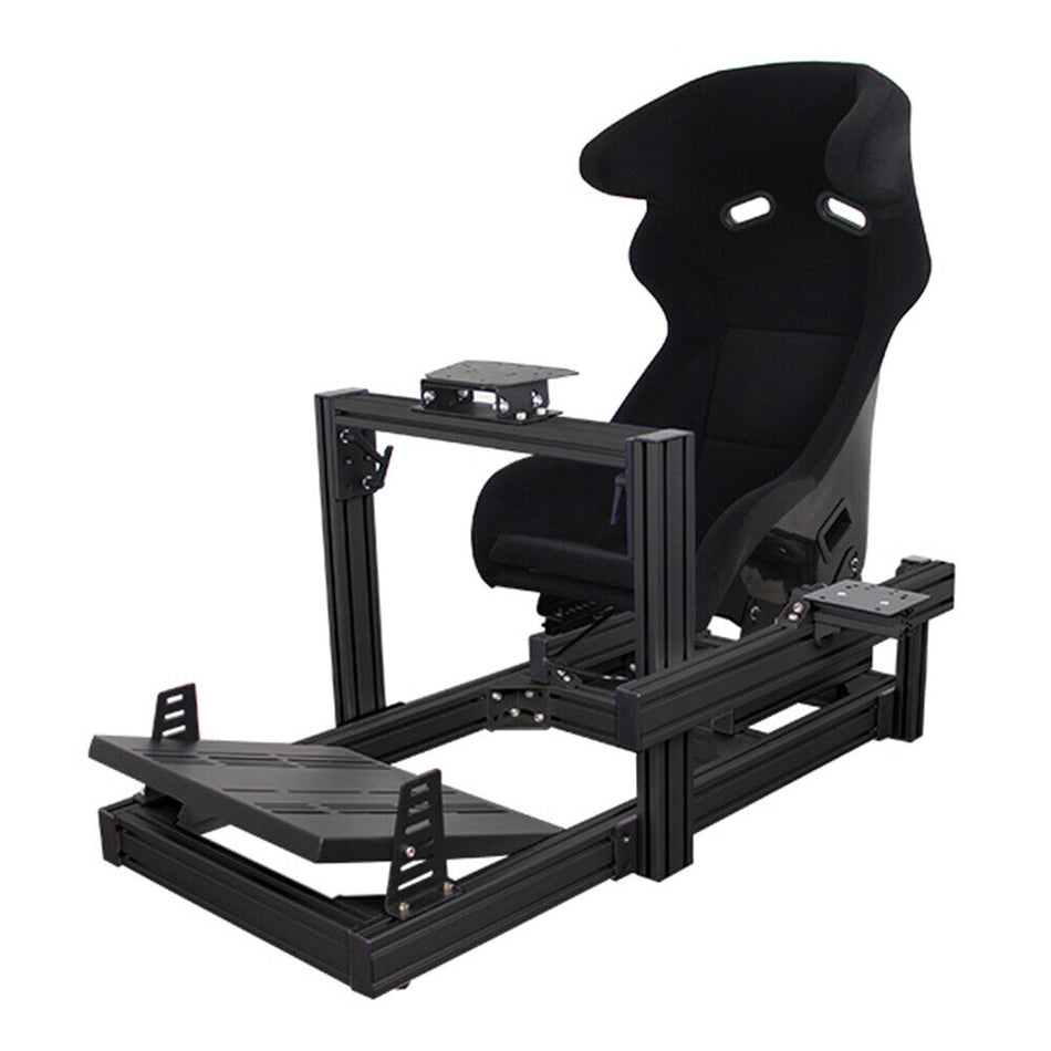 Black anodized aluminium extrusion sim racing rig  Very Strong