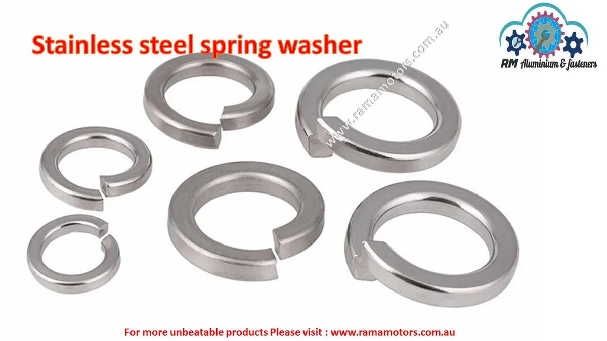 Ht Spring Washer Pack of 20 pcs m5 Stainless steel Spring Washers – RM components