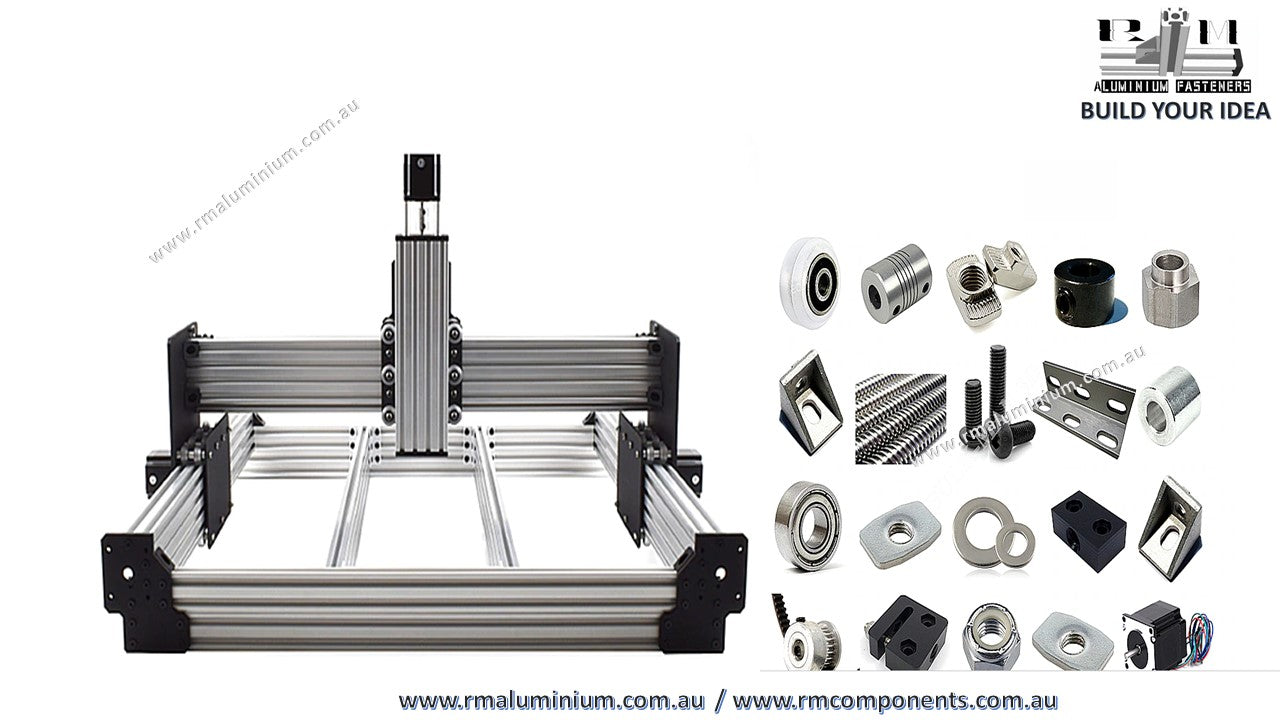 Screw Driven WorkBee Mechanical Kit 1500x1500mm – Silver with Nema 23 ...
