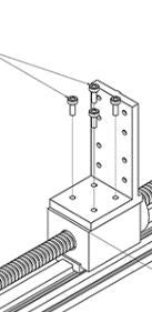 Strong L-shape Axis's bracket